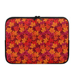 Autumn Maple Leaves Pattern Print Laptop Sleeve