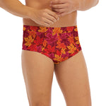 Autumn Maple Leaves Pattern Print Men's Briefs