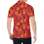 Autumn Maple Leaves Pattern Print Men's Shirt