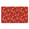 Autumn Maple Leaves Pattern Print Polyester Doormat