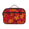 Autumn Maple Leaves Pattern Print Portable Lunch Bag