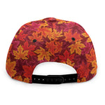 Autumn Maple Leaves Pattern Print Snapback Cap