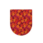 Autumn Maple Leaves Pattern Print Toilet Lid Cover