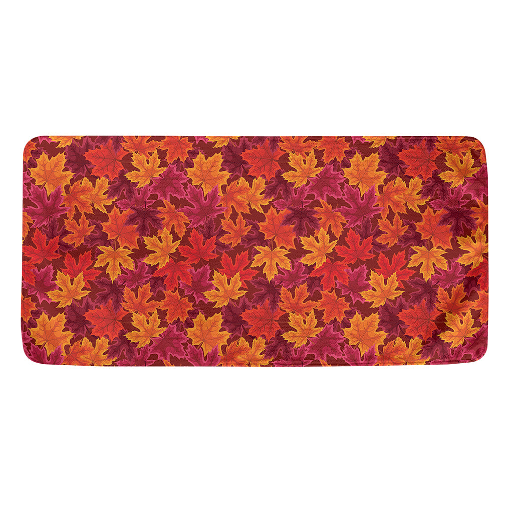 Autumn Maple Leaves Pattern Print Towel