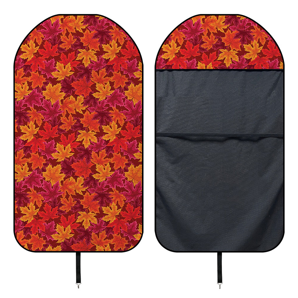 Autumn Maple Leaves Pattern Print Waterproof Car Seat Cover