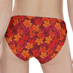 Autumn Maple Leaves Pattern Print Women's Panties