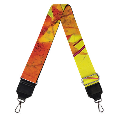 Autumn Maple Leaves Print Bag Strap