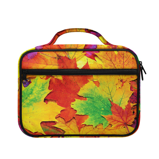 Autumn Maple Leaves Print Briefcase Bible Bag