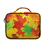 Autumn Maple Leaves Print Briefcase Bible Bag