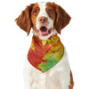 Autumn Maple Leaves Print Dog Bandana