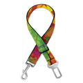 Autumn Maple Leaves Print Dog Seat Belt
