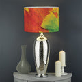 Autumn Maple Leaves Print Drum Lamp Shade