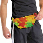 Autumn Maple Leaves Print Fanny Pack