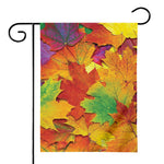 Autumn Maple Leaves Print House Flag