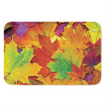 Autumn Maple Leaves Print Indoor Door Mat