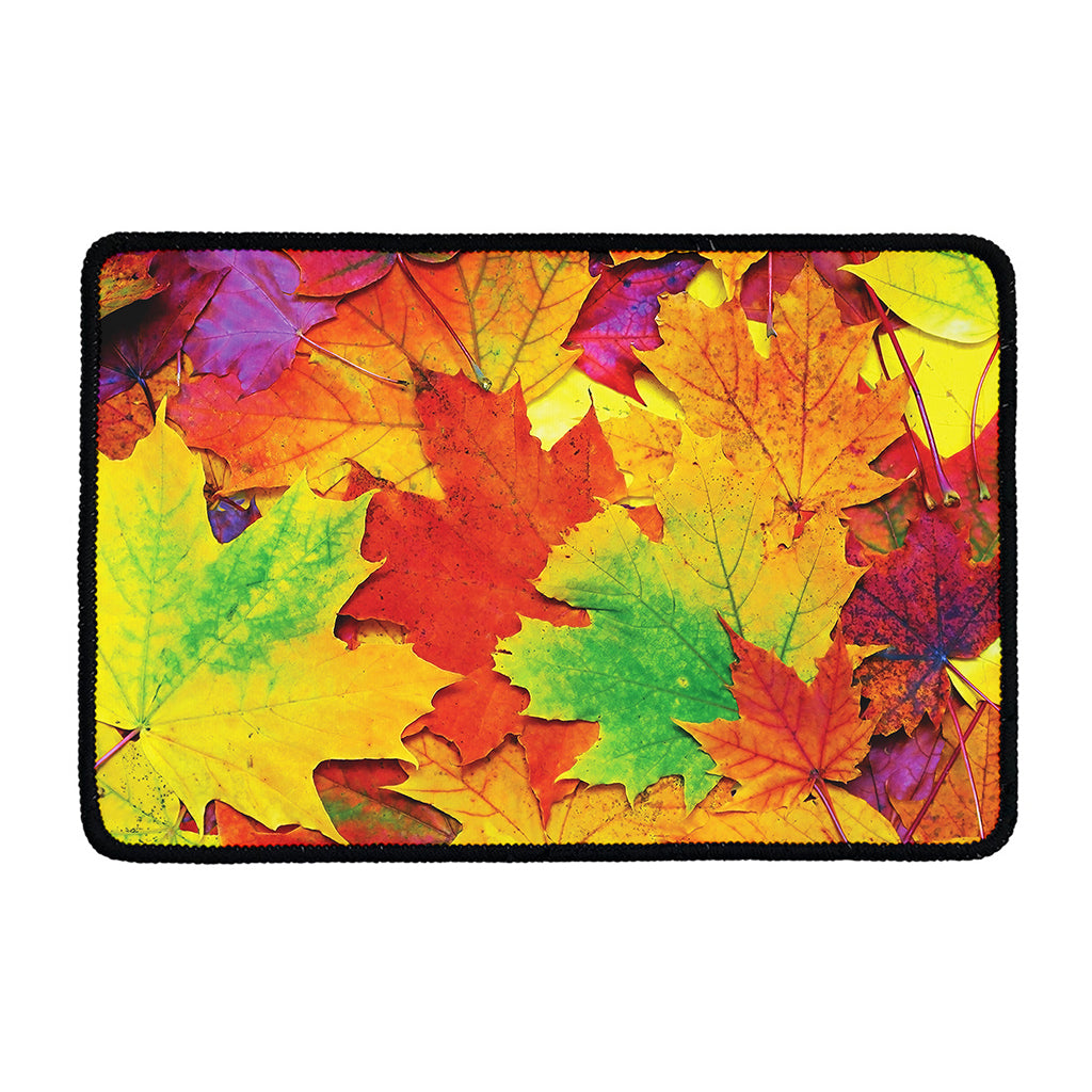 Autumn Maple Leaves Print Kitchen Mat