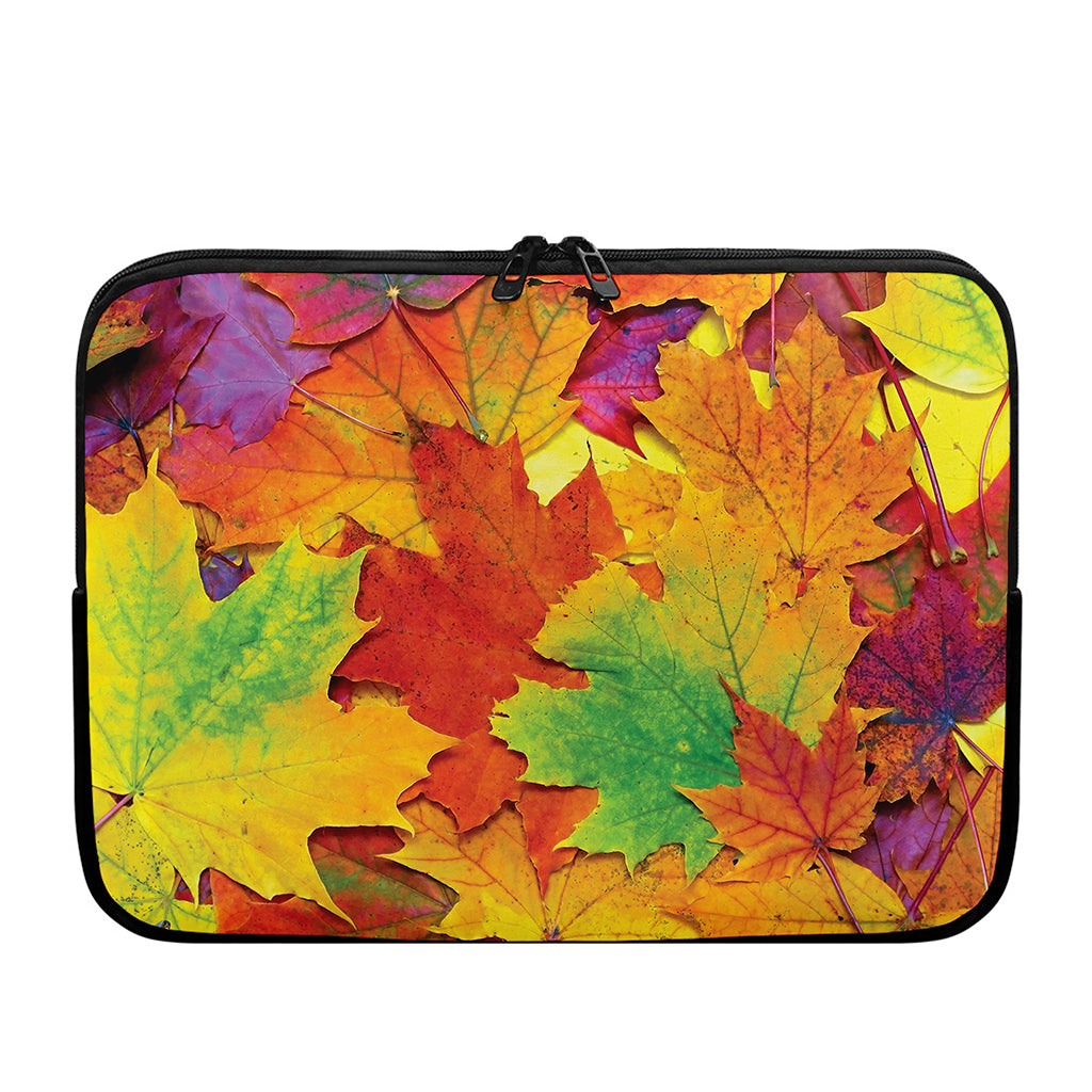 Autumn Maple Leaves Print Laptop Sleeve