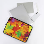 Autumn Maple Leaves Print Laptop Sleeve