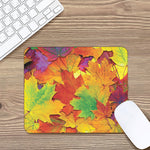 Autumn Maple Leaves Print Mouse Pad