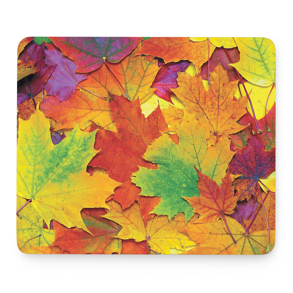 Autumn Maple Leaves Print Mouse Pad