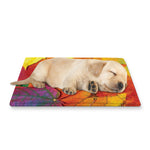 Autumn Maple Leaves Print Pet Cooling Mat Cover