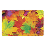 Autumn Maple Leaves Print Polyester Doormat