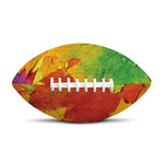 Autumn Maple Leaves Print Rugby Ball