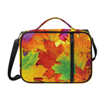 Autumn Maple Leaves Print Shoulder Strap Bible Bag