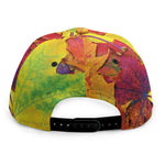 Autumn Maple Leaves Print Snapback Cap