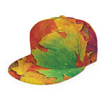 Autumn Maple Leaves Print Snapback Cap