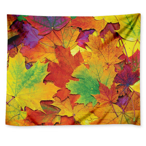 Autumn Maple Leaves Print Tapestry