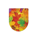 Autumn Maple Leaves Print Toilet Lid Cover