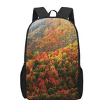 Autumn Mountain Print 17 Inch Backpack