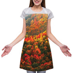 Autumn Mountain Print Adjustable Apron