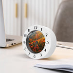 Autumn Mountain Print Alarm Clock