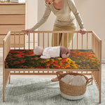 Autumn Mountain Print Baby Crib Sheet