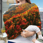 Autumn Mountain Print Baby Seat Cover