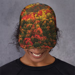 Autumn Mountain Print Baseball Cap