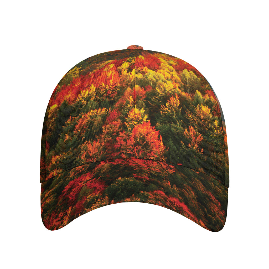 Autumn Mountain Print Baseball Cap