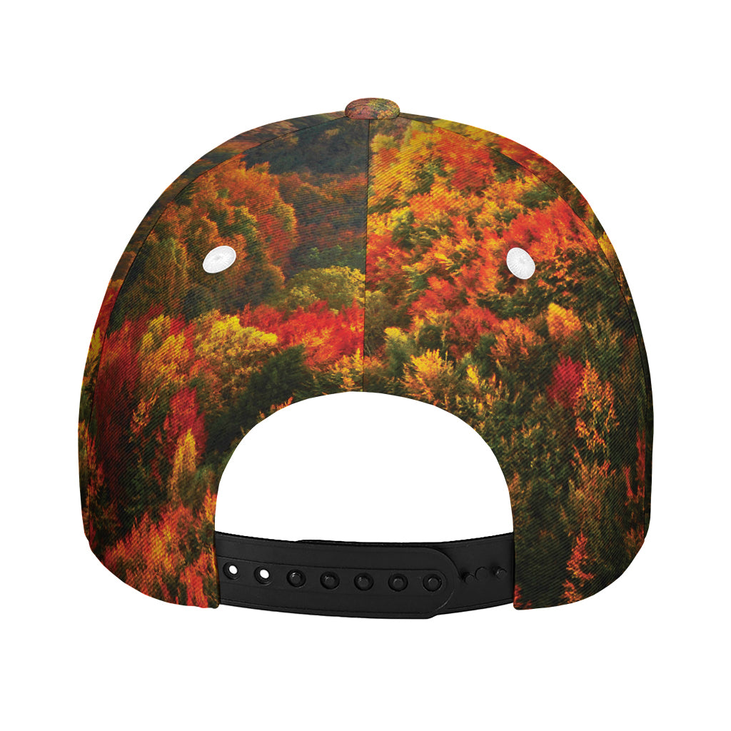 Autumn Mountain Print Baseball Cap