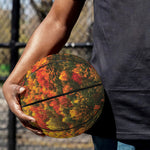 Autumn Mountain Print Basketball