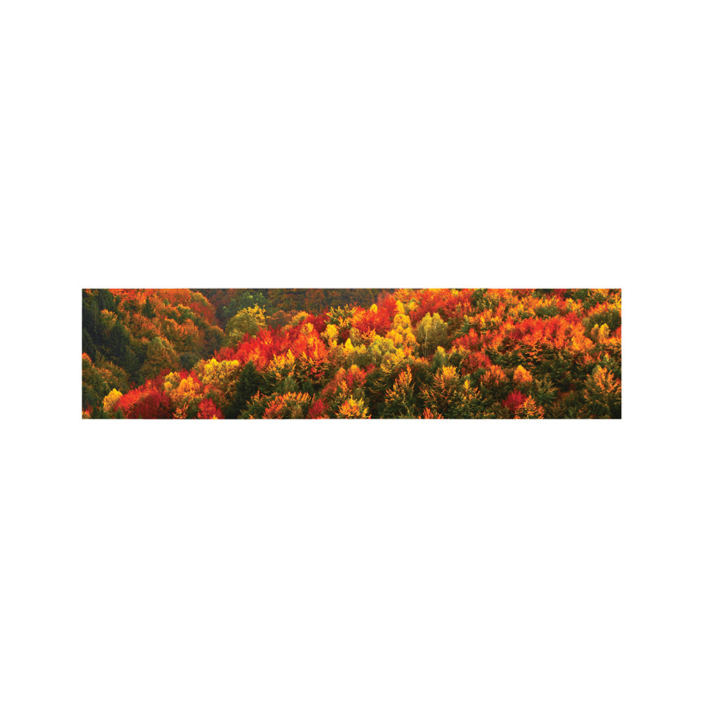 Autumn Mountain Print Bed Runner