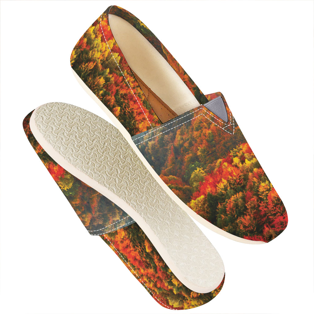 Autumn Mountain Print Casual Shoes