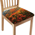 Autumn Mountain Print Chair Cushion Cover