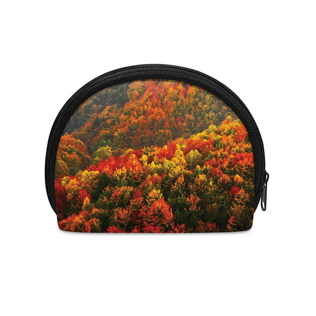 Autumn Mountain Print Coin Purse