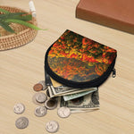 Autumn Mountain Print Coin Purse