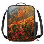 Autumn Mountain Print Crossbody Lunch Bag