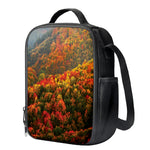 Autumn Mountain Print Crossbody Lunch Bag