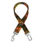 Autumn Mountain Print Dog Seat Belt