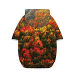 Autumn Mountain Print Dog Zip Up Hoodie
